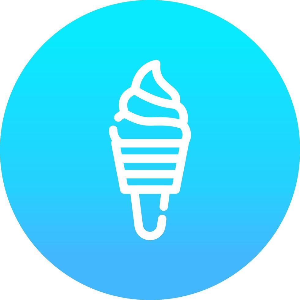 Eis kreatives Icon-Design vektor