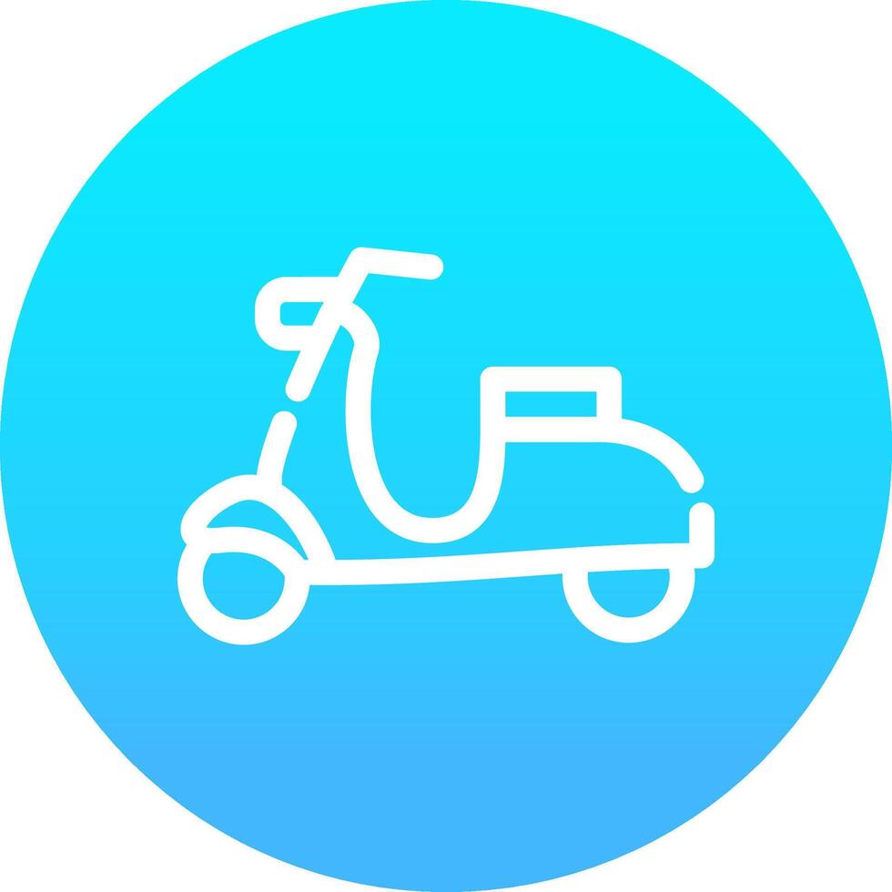 Scooter kreatives Icon-Design vektor