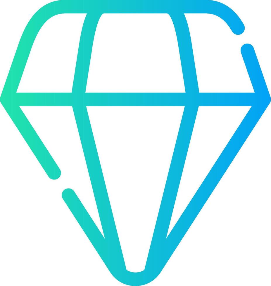 Diamant kreatives Icon-Design vektor