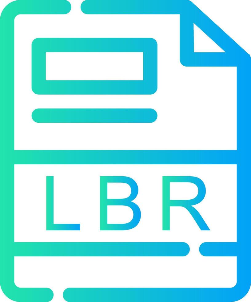 lbr kreativ Symbol Design vektor