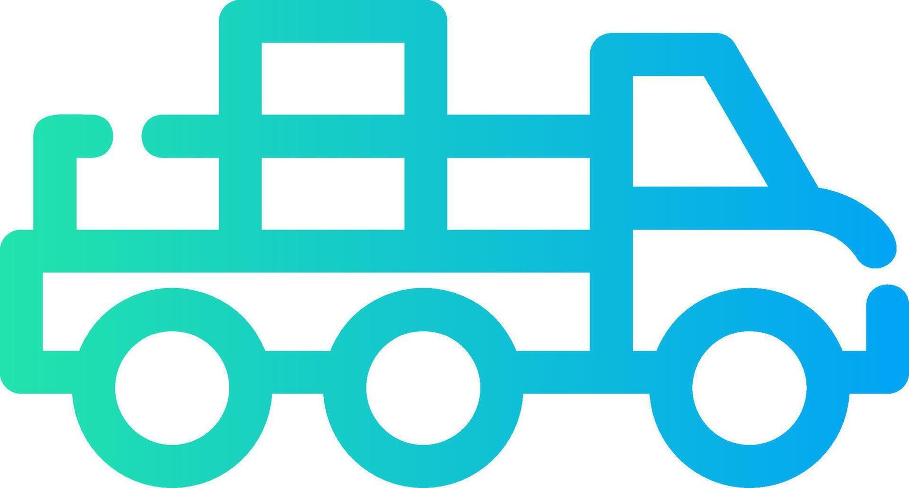 Mover Truck kreatives Icon-Design vektor