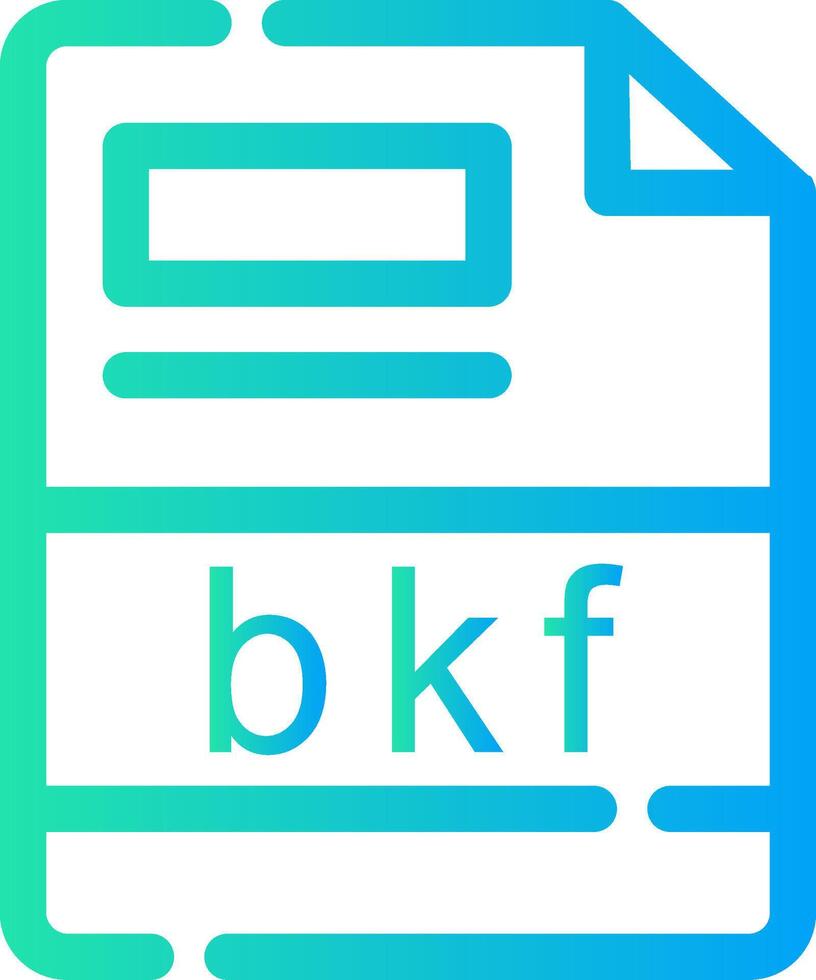 bkf kreativ Symbol Design vektor