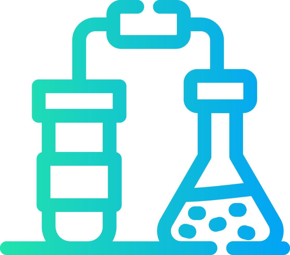 Chemie kreatives Icon-Design vektor