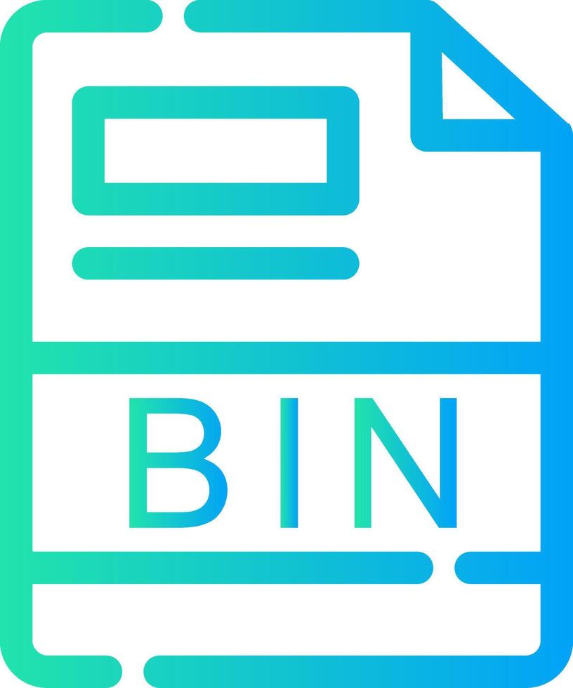 bin kreatives Icon-Design vektor