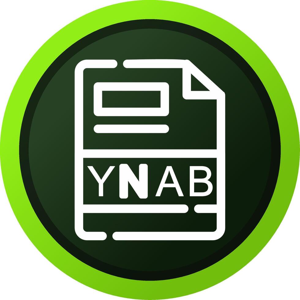 ynab kreativ ikon design vektor