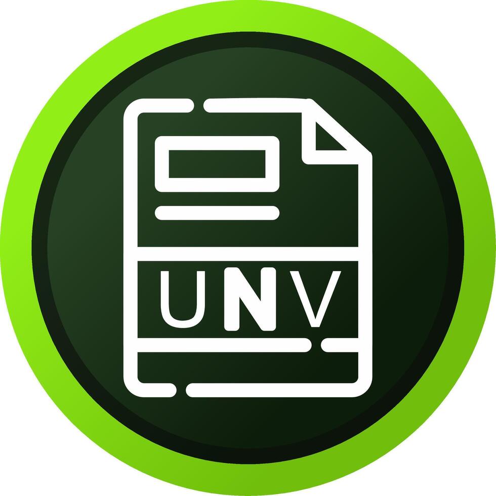 unv kreativ Symbol Design vektor