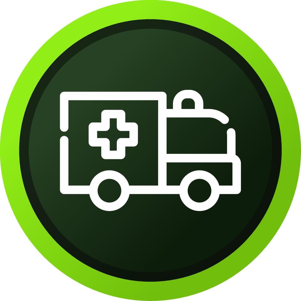 Krankenwagen kreatives Icon-Design vektor