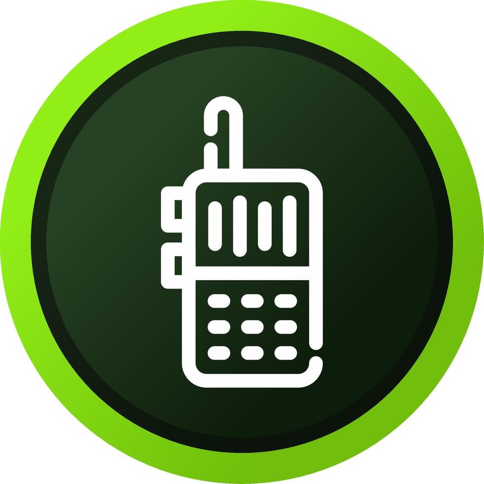 Walkie-Talkies kreatives Icon-Design vektor