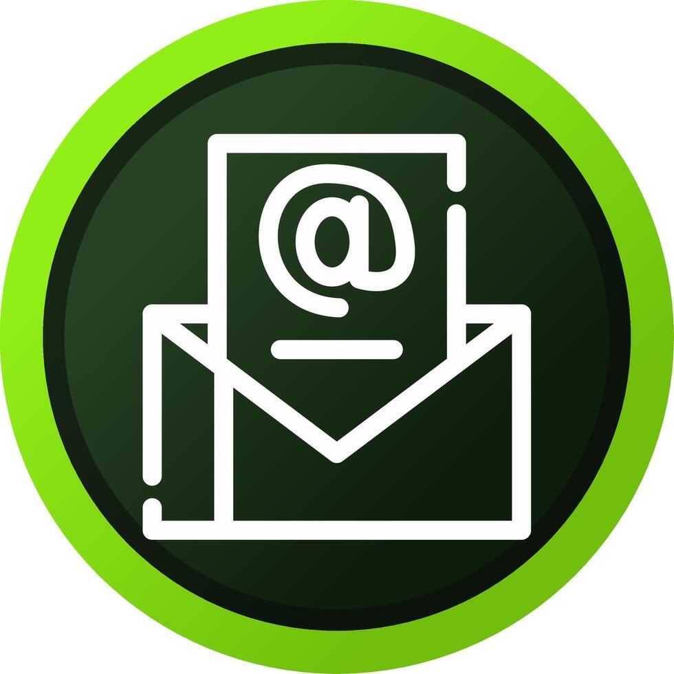 Email Marketing kreativ Symbol Design vektor