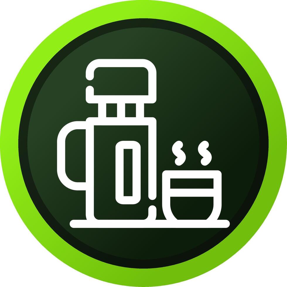 Thermos kreatives Icon-Design vektor