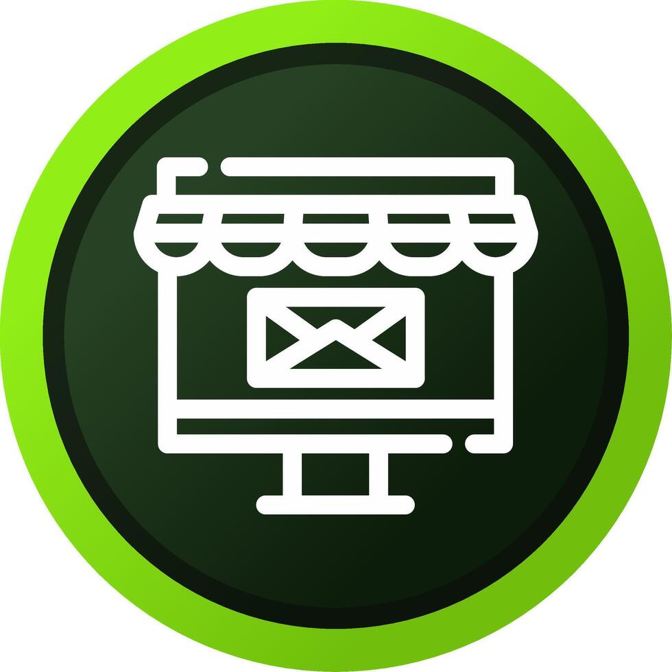 E-Mail kreatives Icon-Design vektor