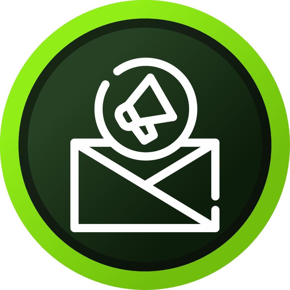 Email Marketing kreativ Symbol Design vektor