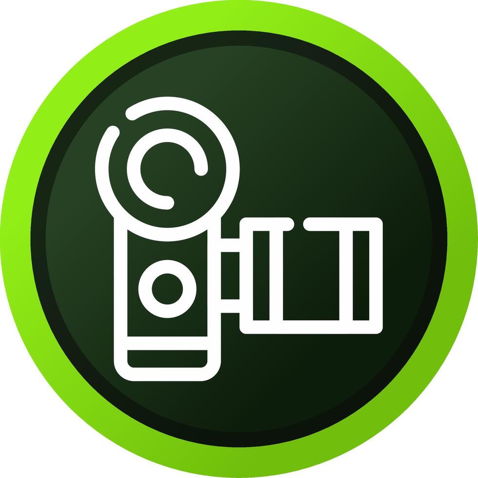 Videokamera kreatives Icon-Design vektor