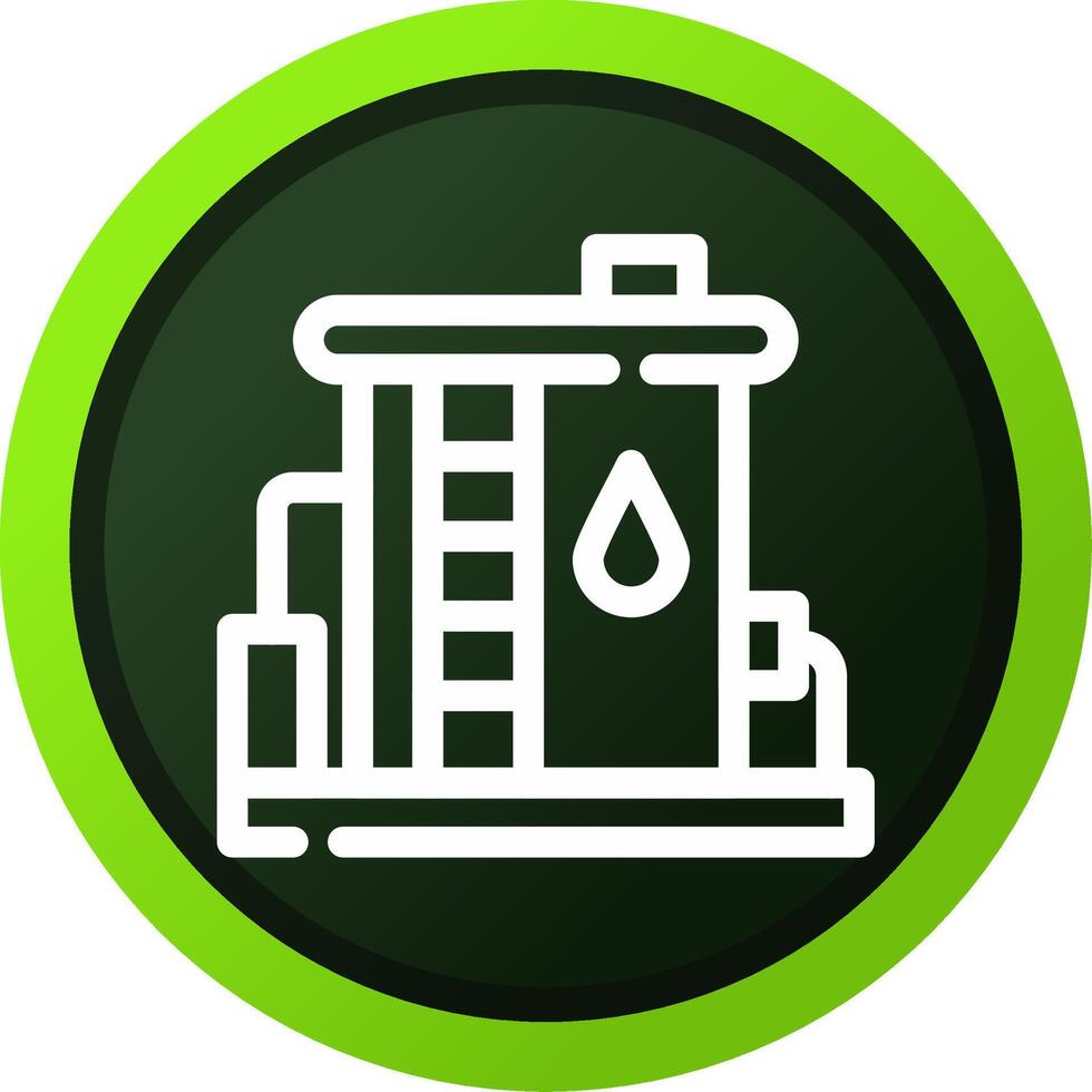 Öltank kreatives Icon-Design vektor