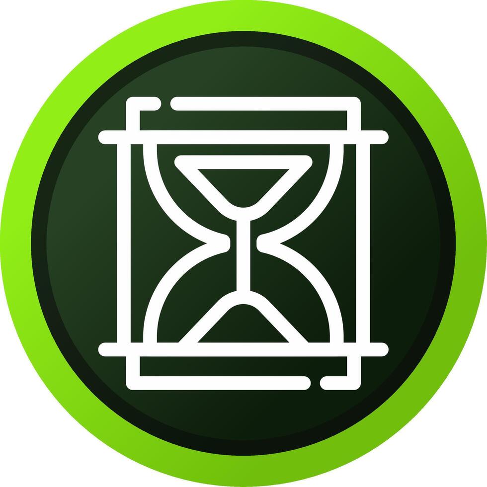 Sanduhr kreatives Icon-Design vektor