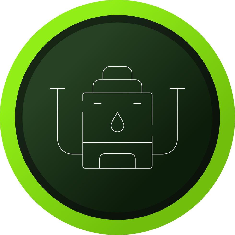 Wasserkocher kreatives Icon-Design vektor