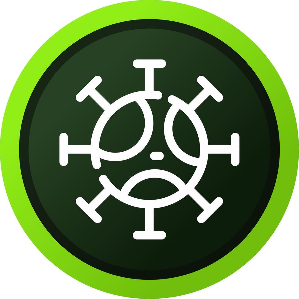 Virus kreatives Icon-Design vektor