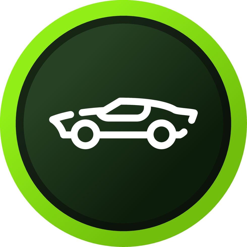 Sportwagen kreatives Icon-Design vektor