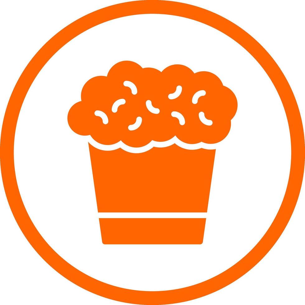 Popcorn kreatives Icon-Design vektor