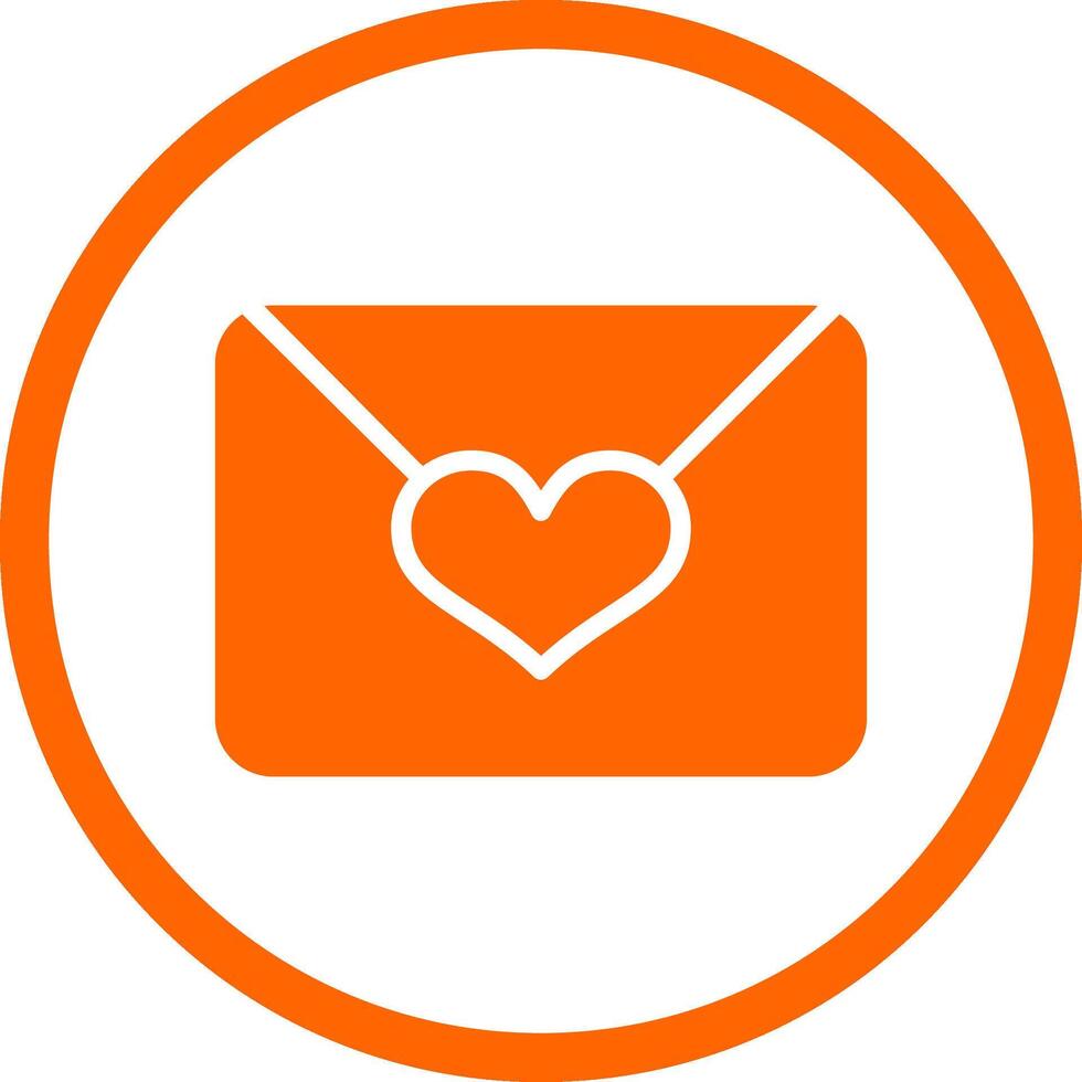 Liebe Mail kreativ Symbol Design vektor