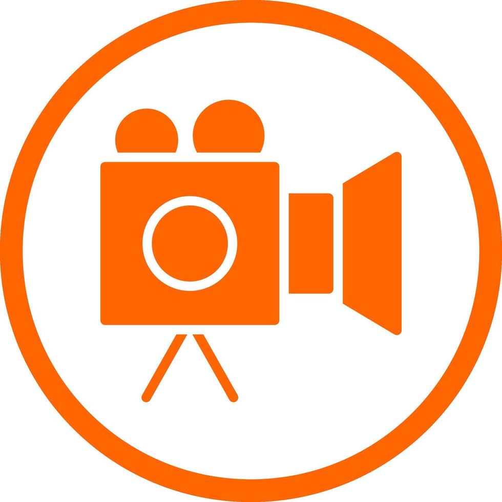 video kamera kreativ ikon design vektor