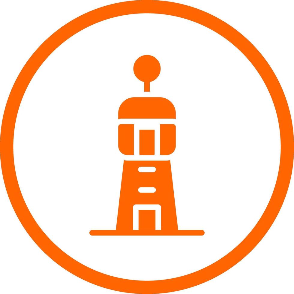Leuchtturm kreatives Icon-Design vektor
