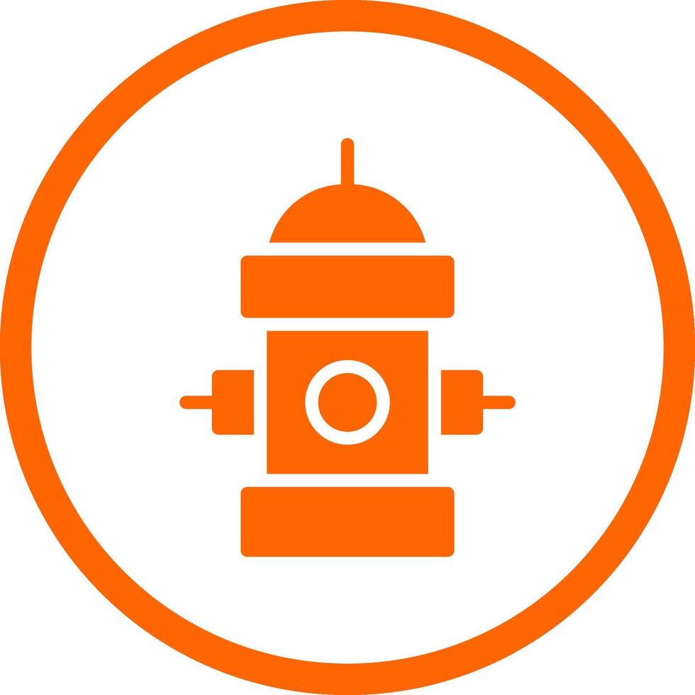 Hydranten kreatives Icon-Design vektor