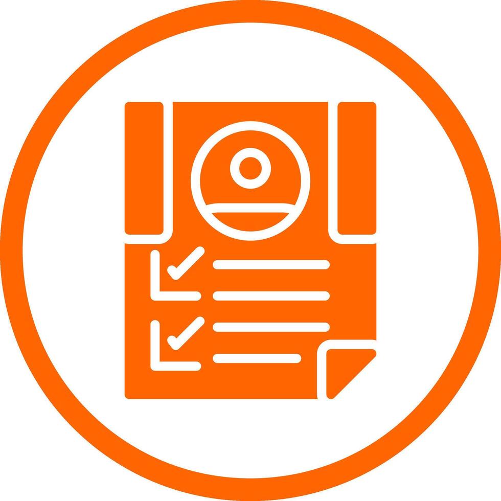 Profil kreatives Icon-Design vektor