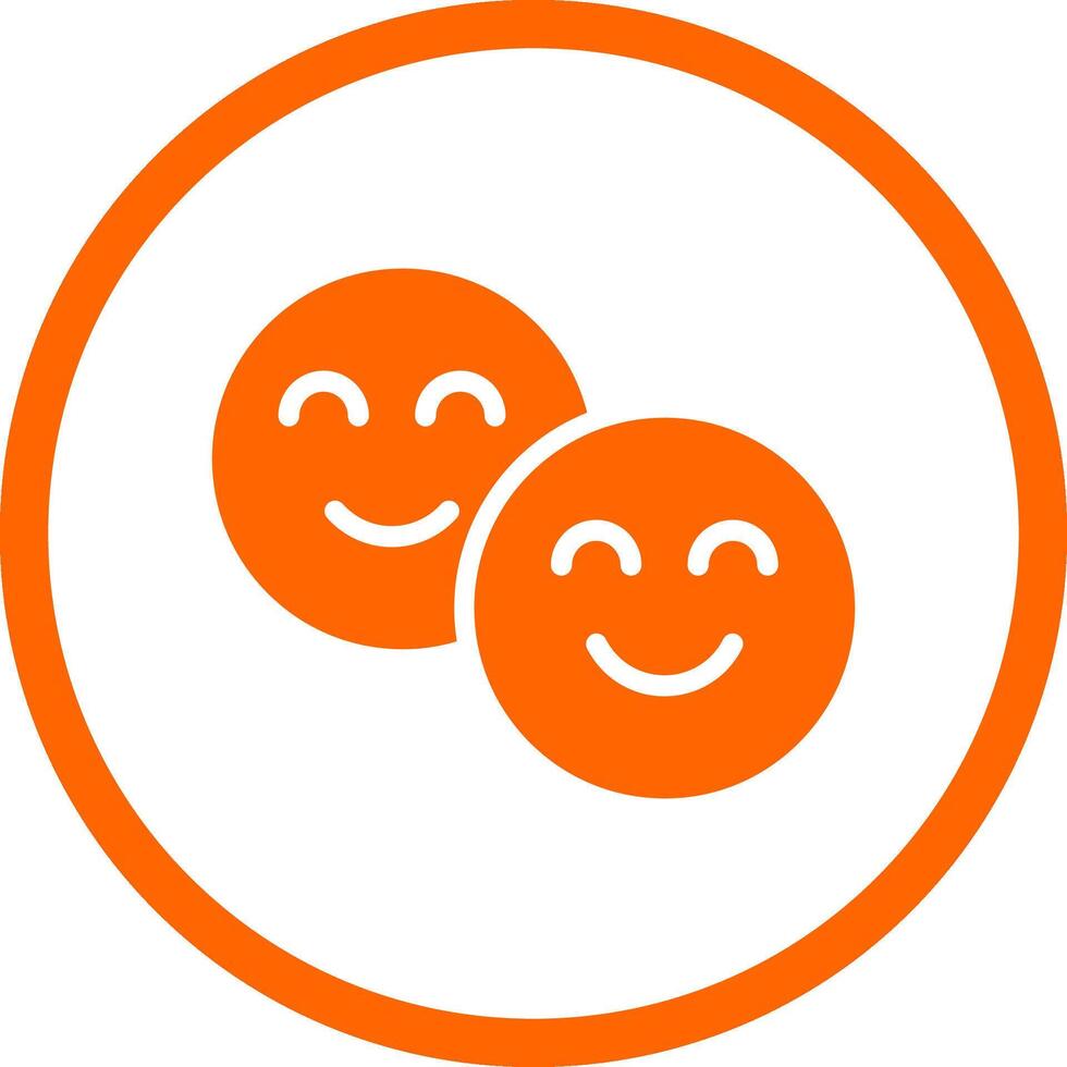 Smiley kreatives Icon-Design vektor