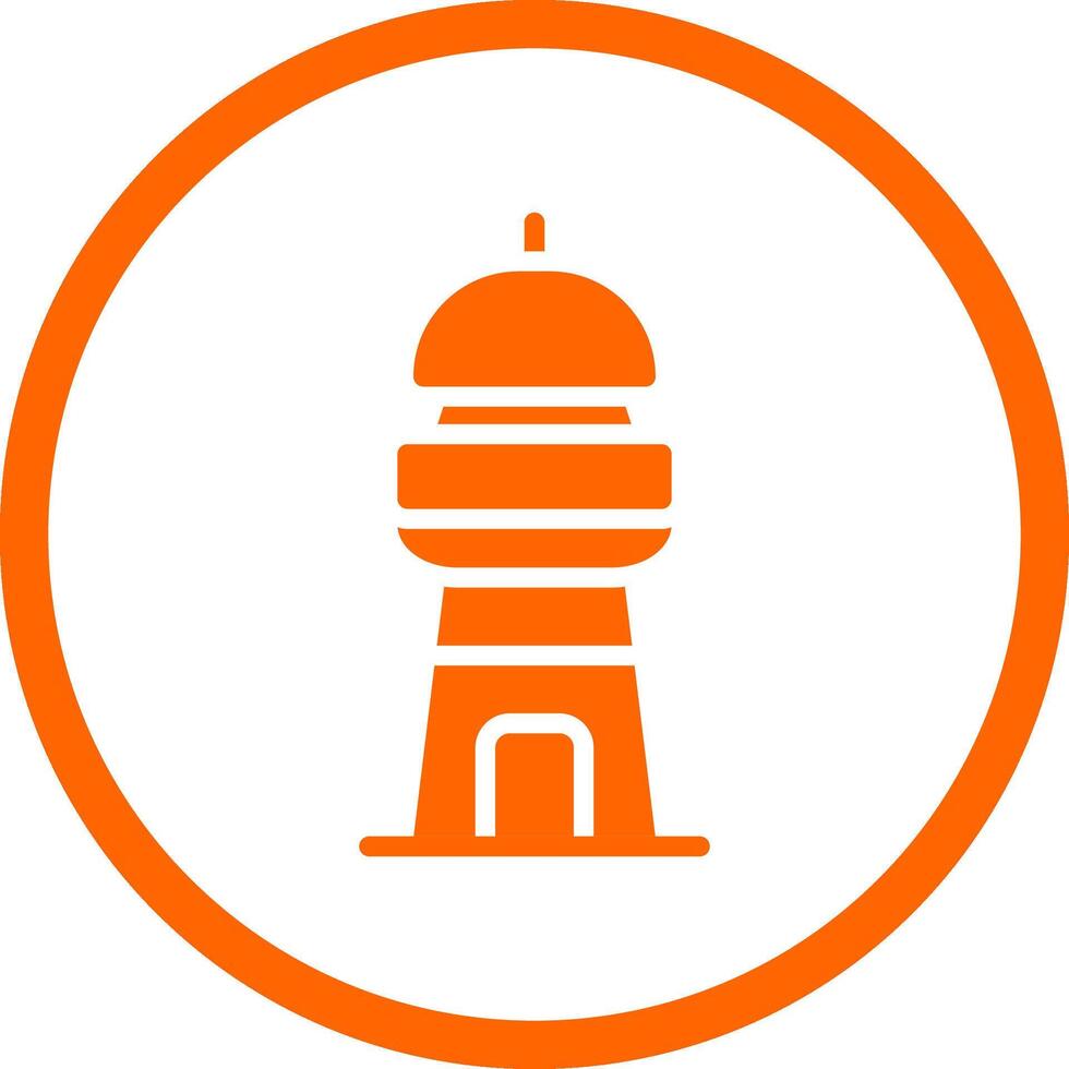 Leuchtturm kreatives Icon-Design vektor