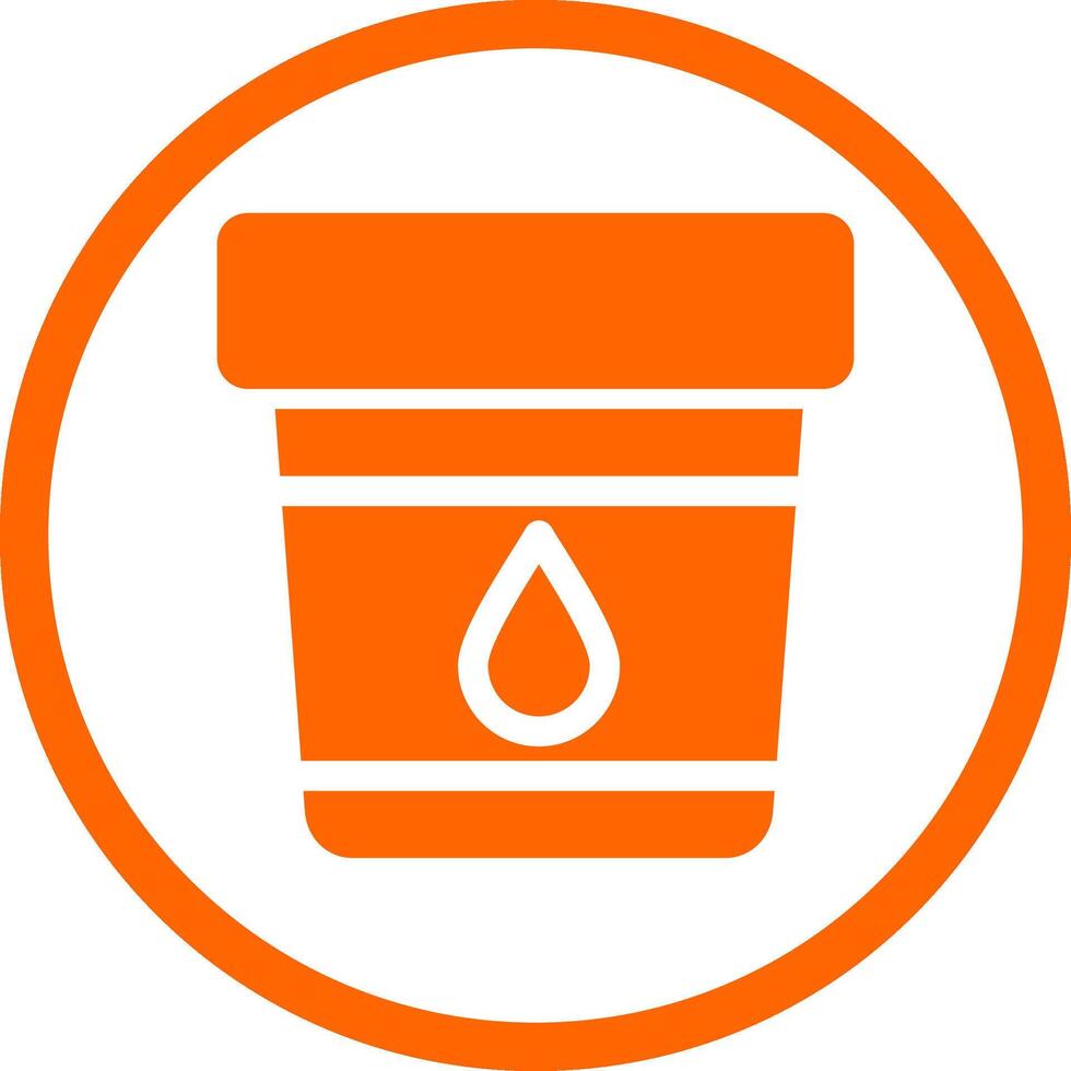 Urinprobe kreatives Icon-Design vektor