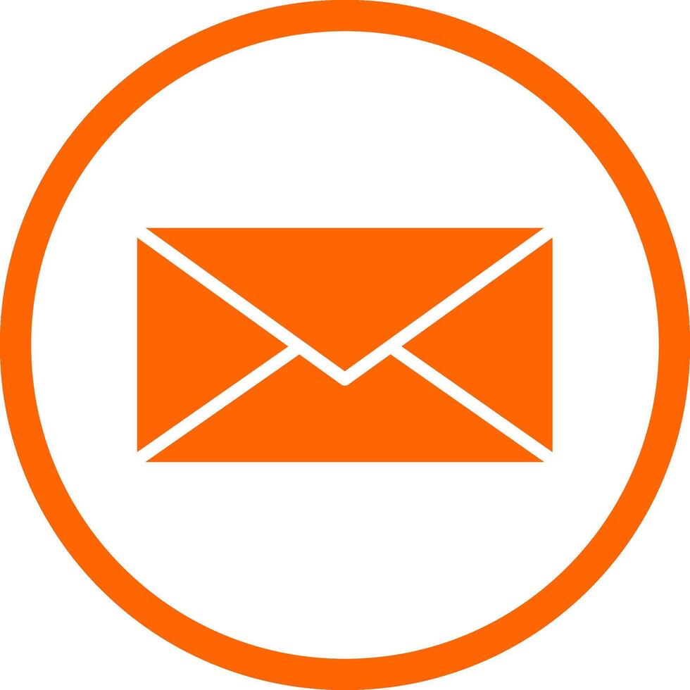 E-Mail kreatives Icon-Design vektor