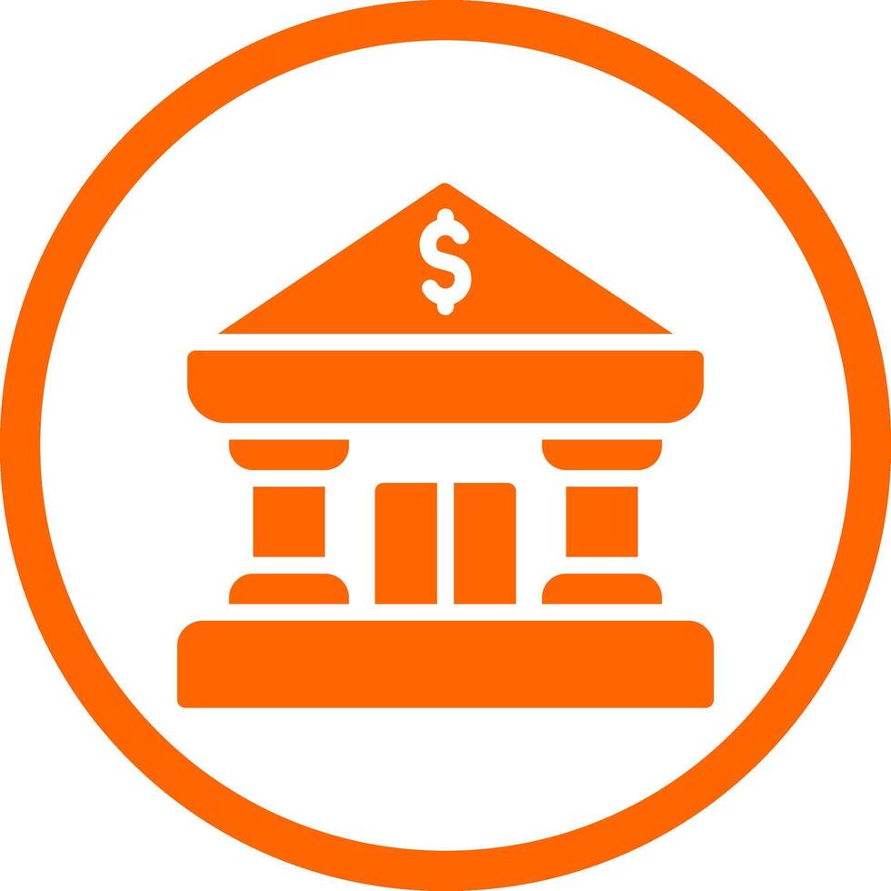 Bank kreatives Icon-Design vektor