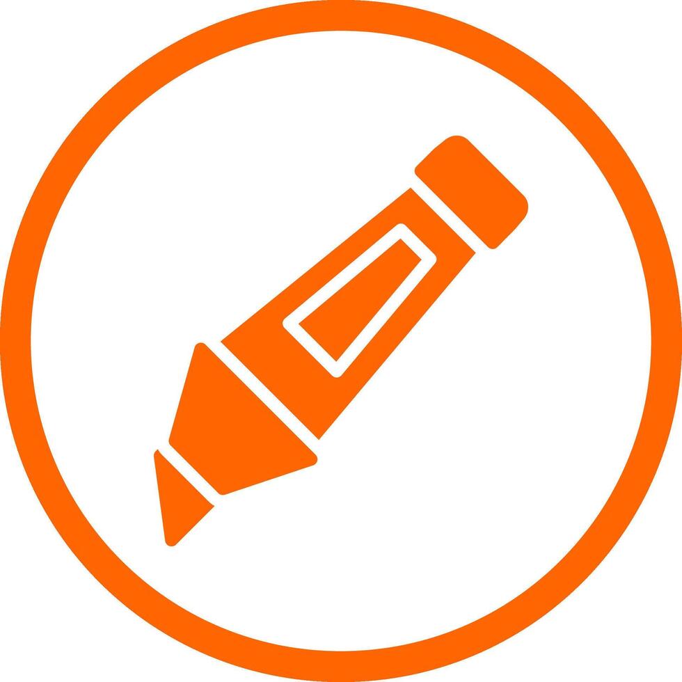 Textmarker kreatives Icon-Design vektor