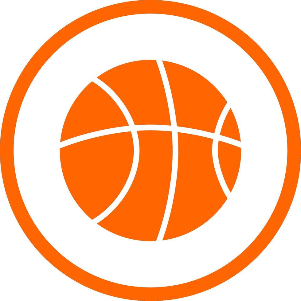 Basketball kreatives Icon-Design vektor