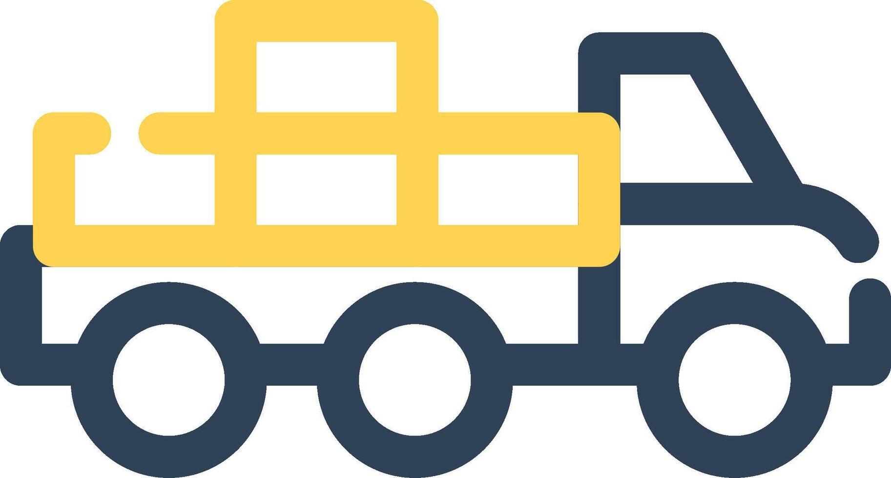 Mover Truck kreatives Icon-Design vektor