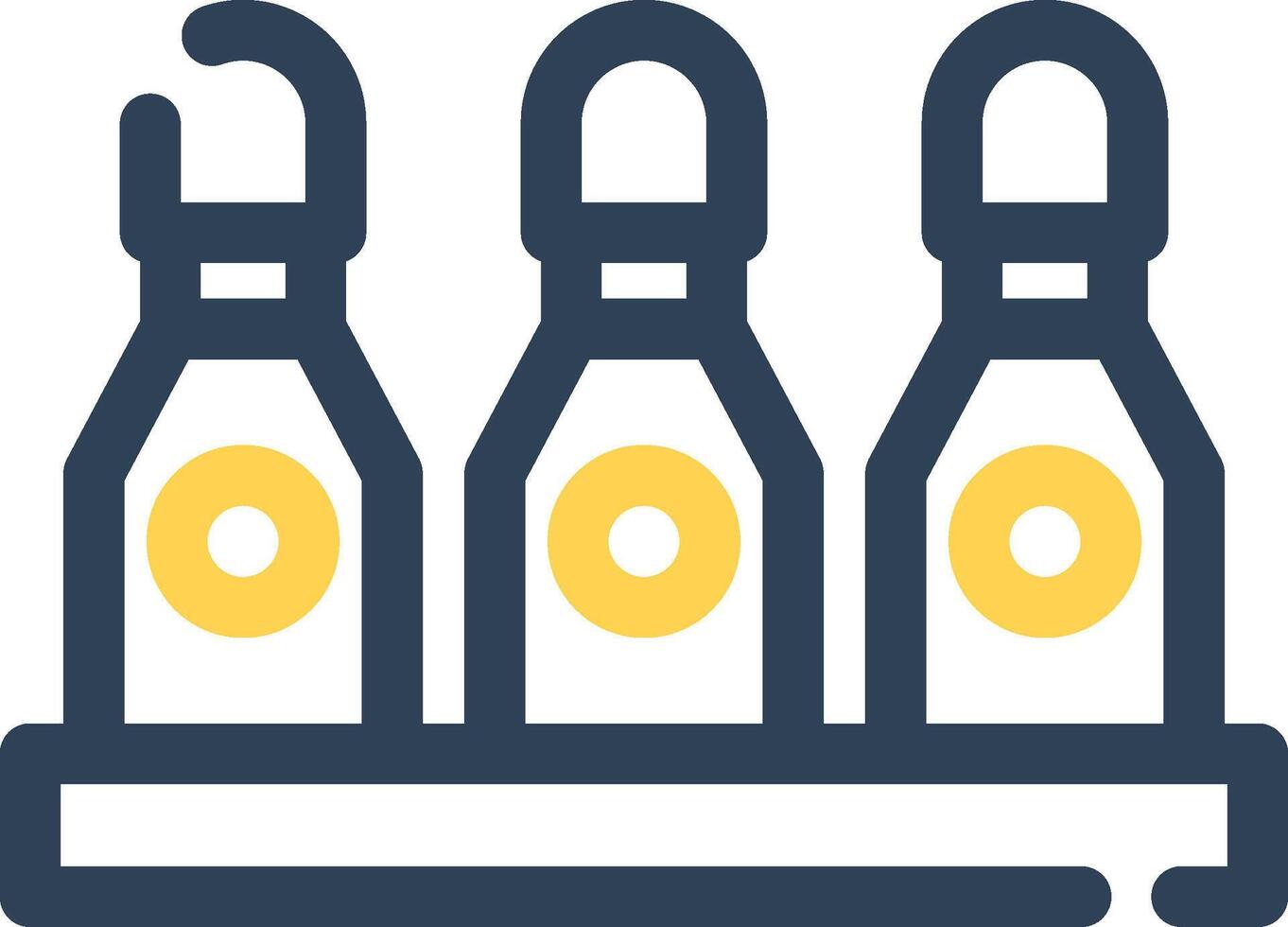flaskor kreativ ikon design vektor