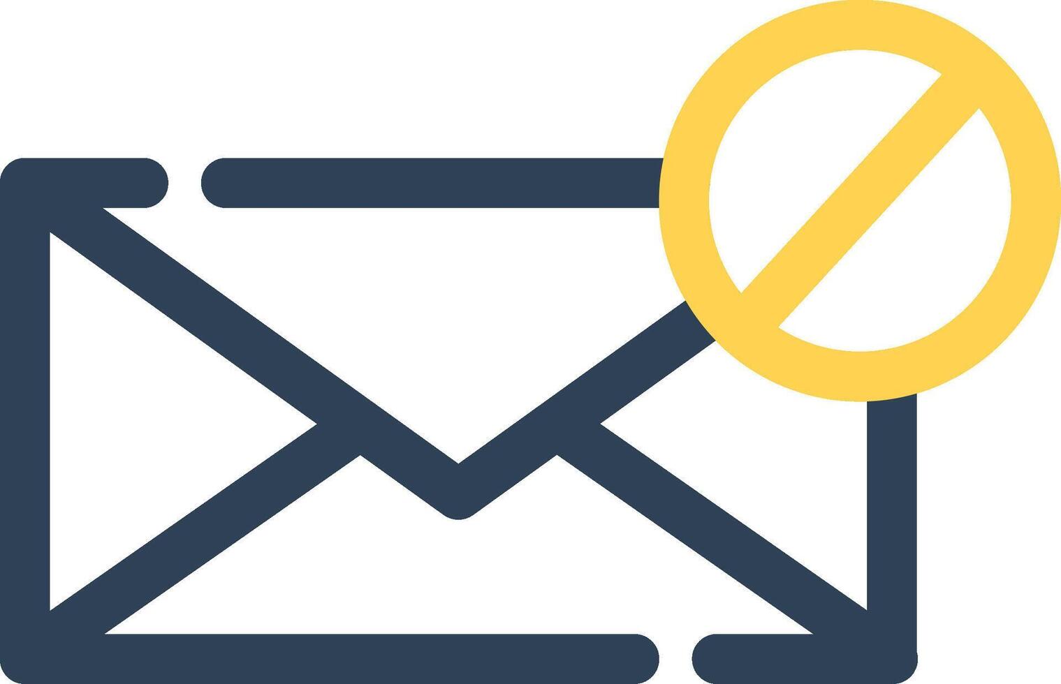 E-Mail-Block kreatives Icon-Design vektor