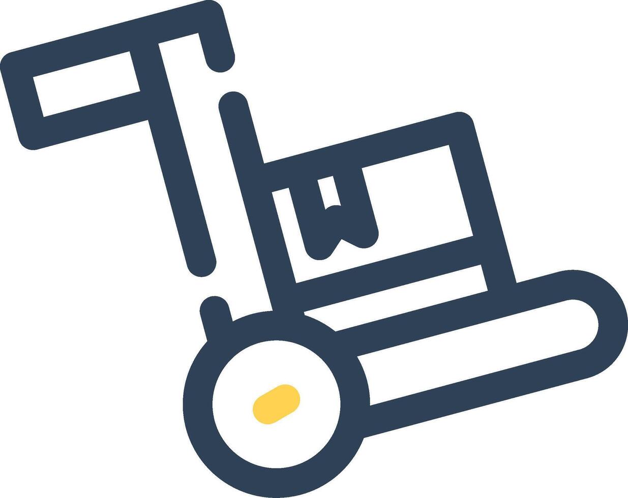 Trolley kreatives Icon-Design vektor