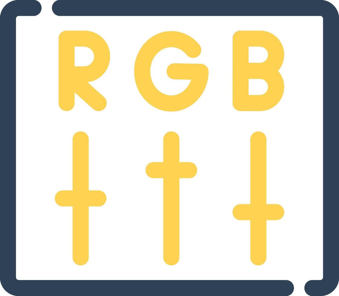 RGB-kreatives Icon-Design vektor