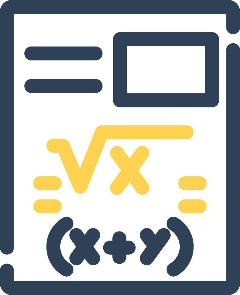 Mathe kreatives Icon-Design vektor