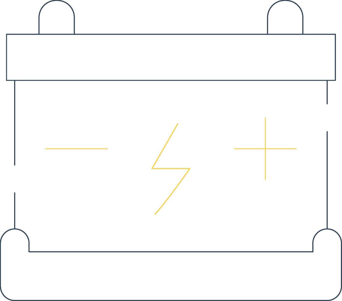 batteri kreativ ikon design vektor