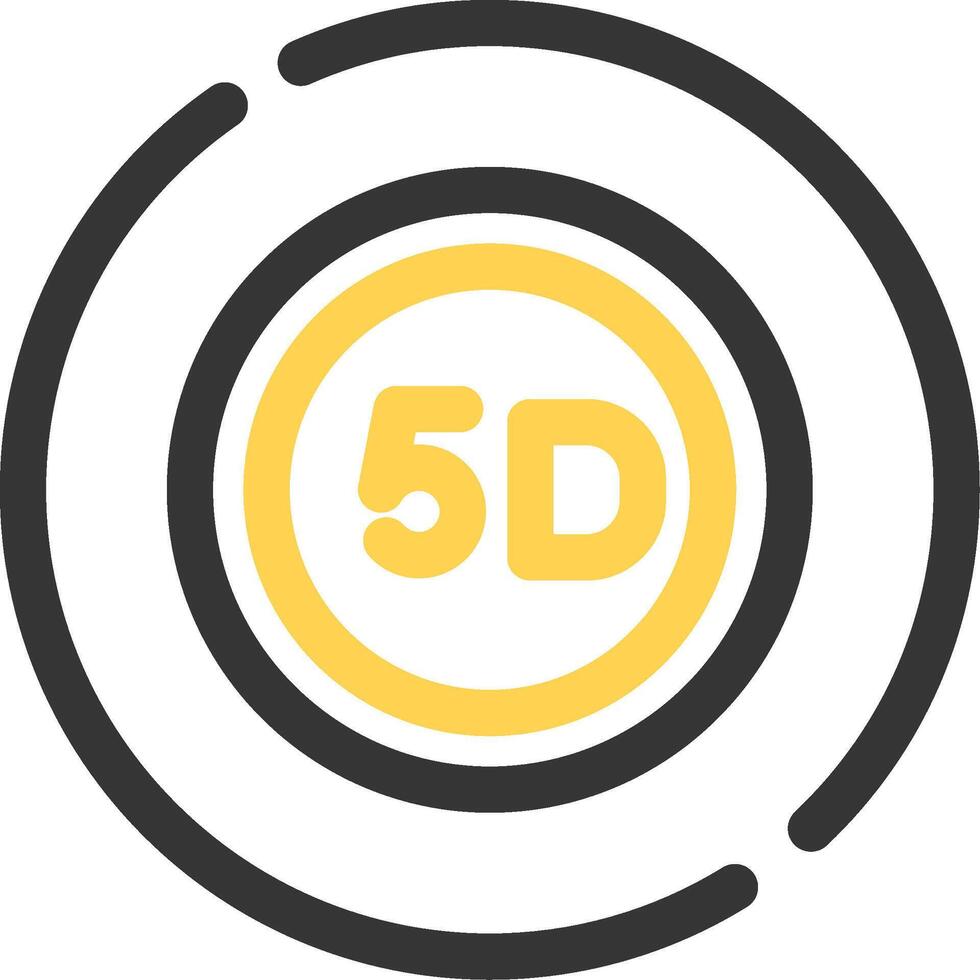 5d Daten Lager kreativ Symbol Design vektor