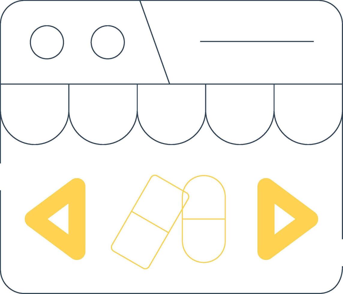 breit Auswahl von Produkte kreativ Symbol Design vektor