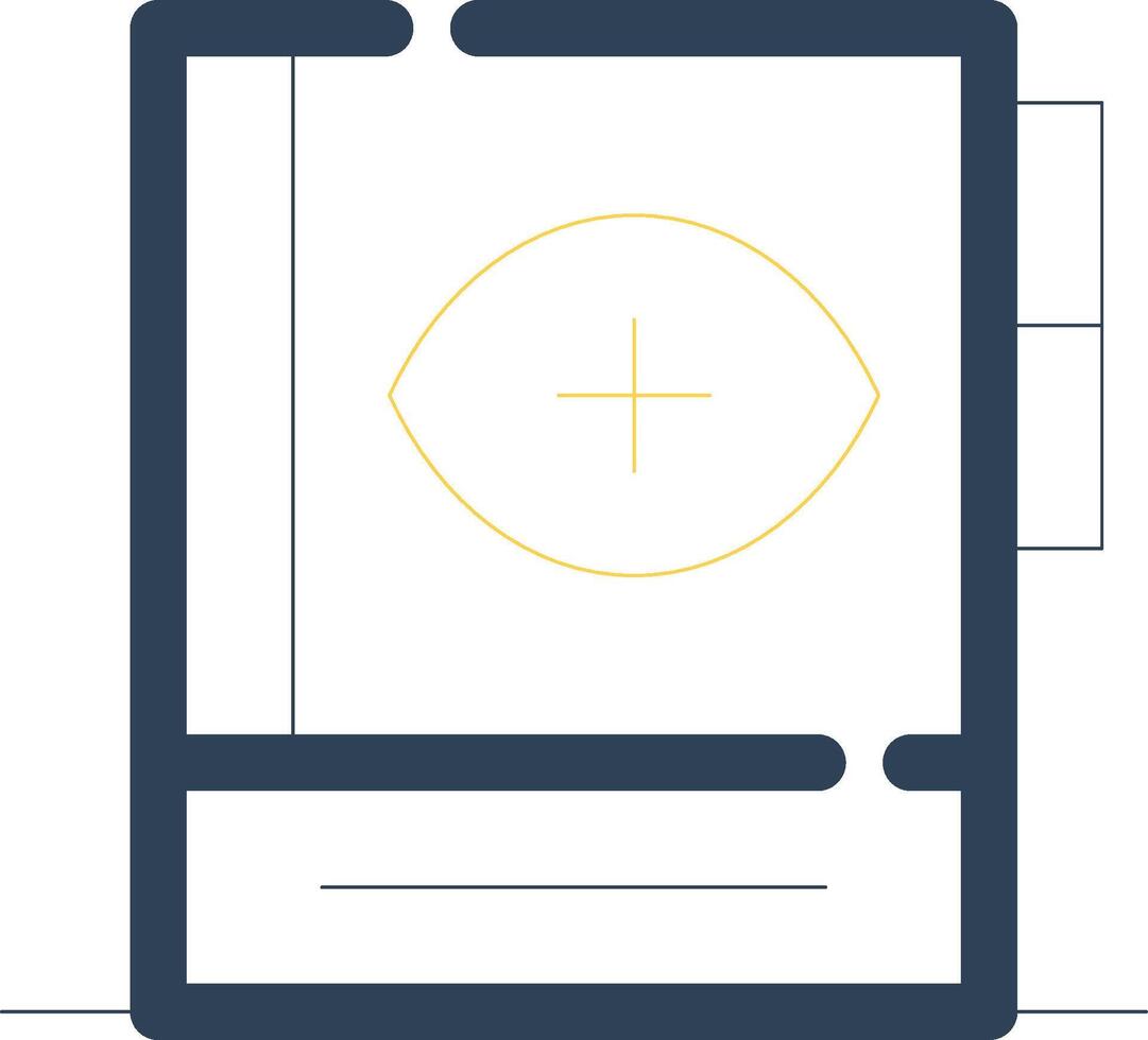optometrisk riktlinjer kreativ ikon design vektor