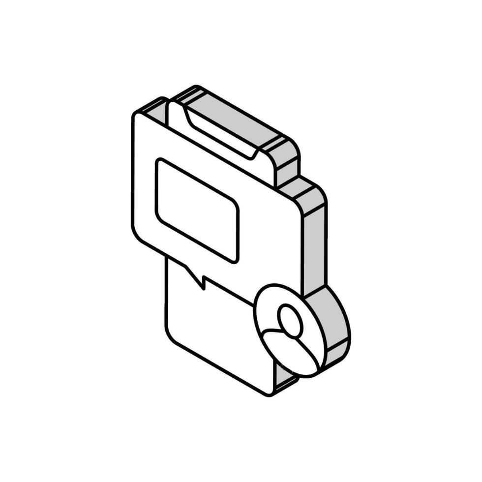 internet kreditera kort isometrisk ikon vektor illustration