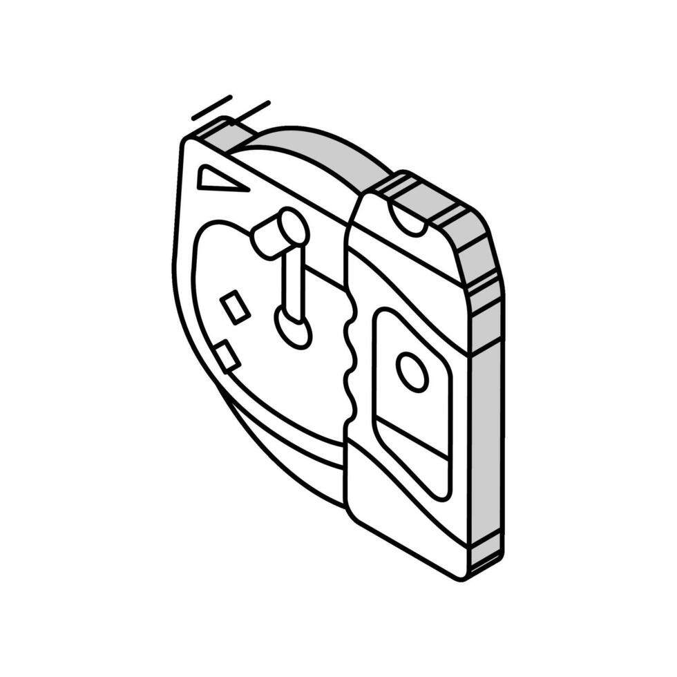 sinken Reiniger Waschmittel isometrisch Symbol Vektor Illustration