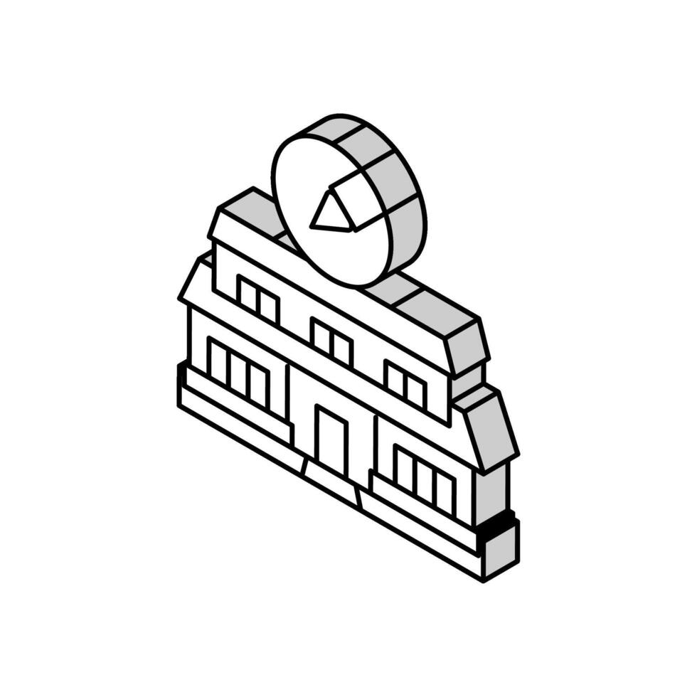 Benutzerdefiniert Zuhause Innere Design isometrisch Symbol Vektor Illustration
