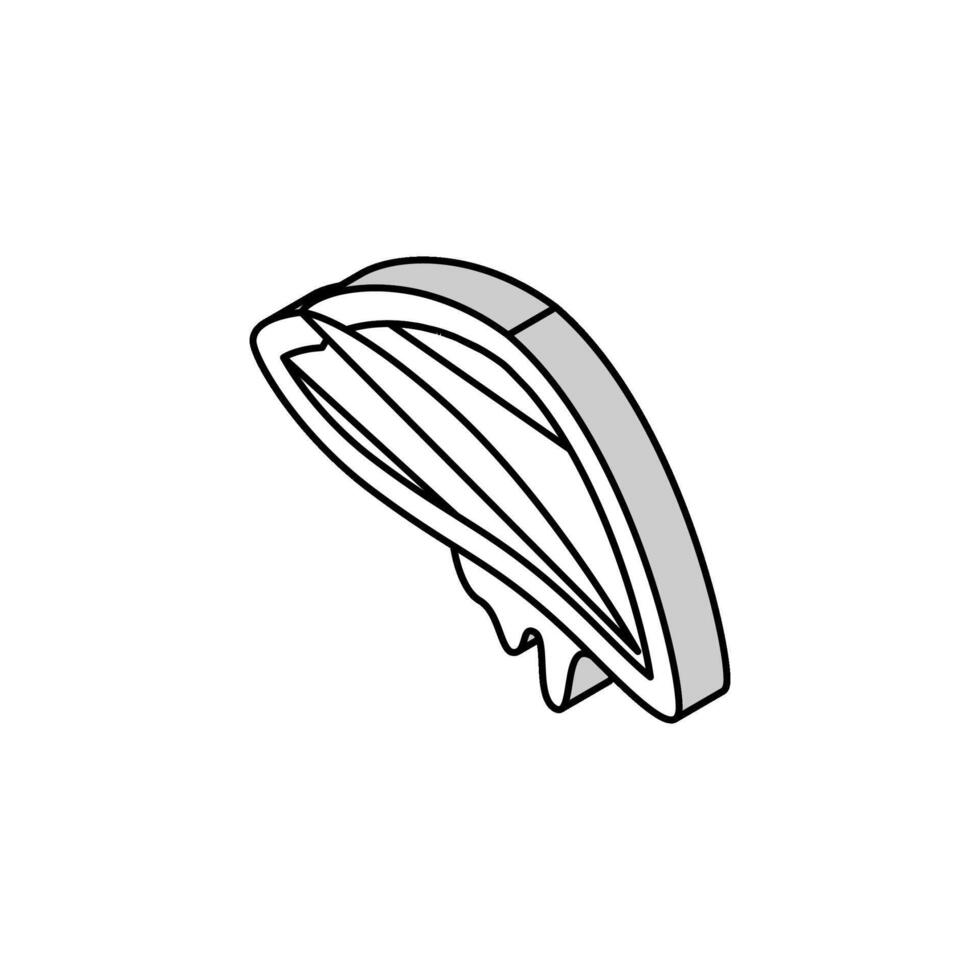 frost vinter- isometrisk ikon vektor illustration