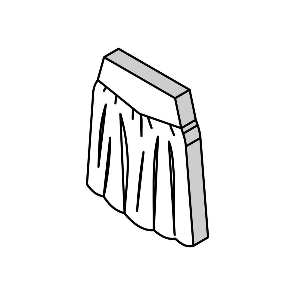 Joch Rock isometrisch Symbol Vektor Illustration